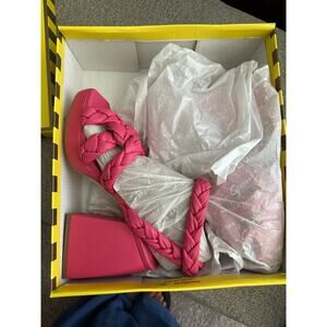NWT - Flamingo Pink Sandals - Circus By Sam Edelman